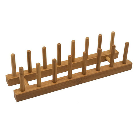 TOTALLY BAMBOO Dish Rack Brown 15 in.L 20-1018